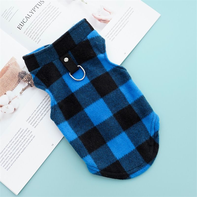 Blue and Black Plaid